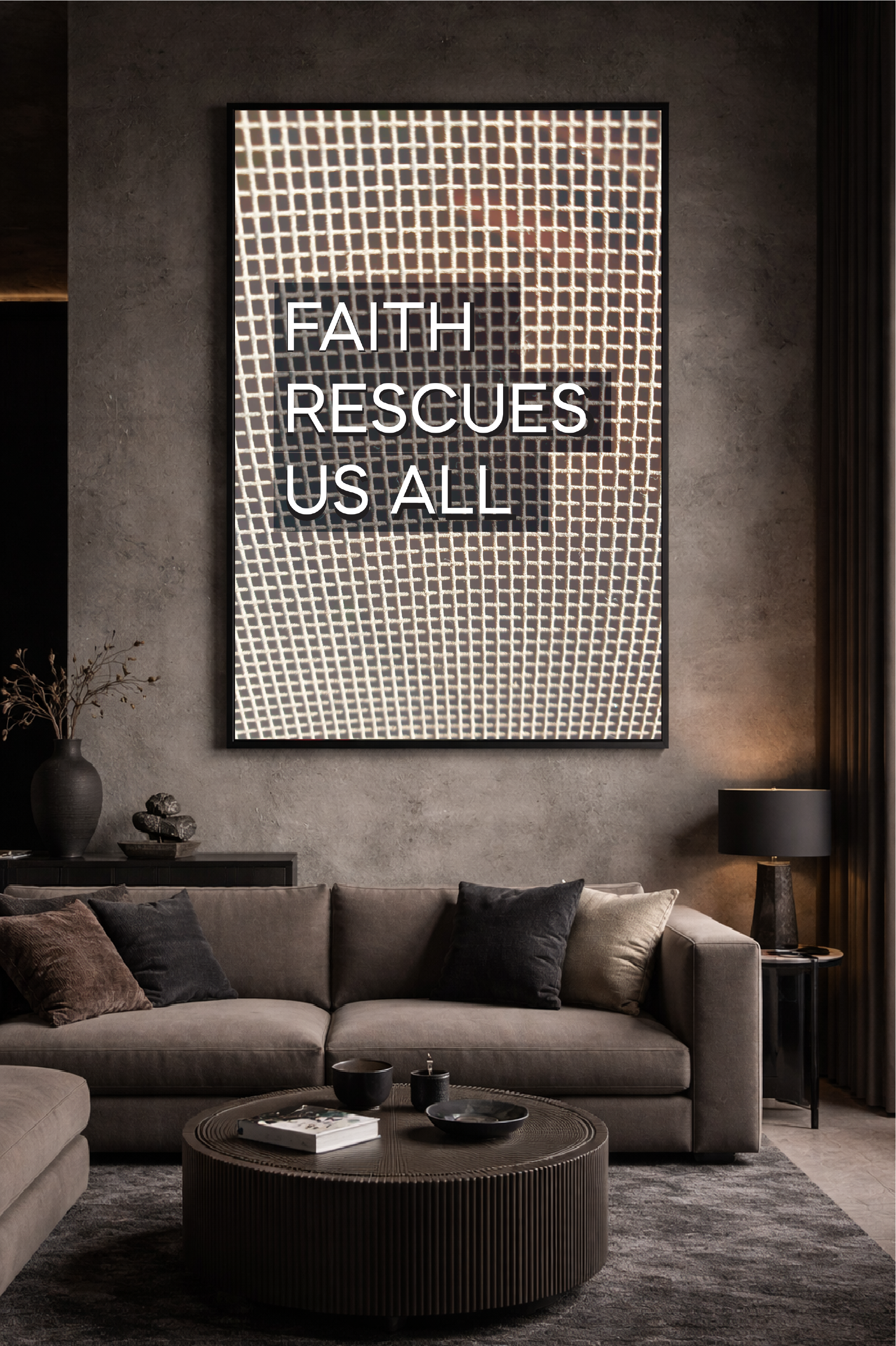 FAITH RESCUES US ALL – Limited Edition Contemporary Photographic Artwork